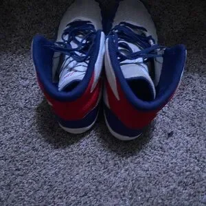 ASICS White and Navy Sneakers with Red Detail ASICS GEL-KEYANO 20 Men main image 4